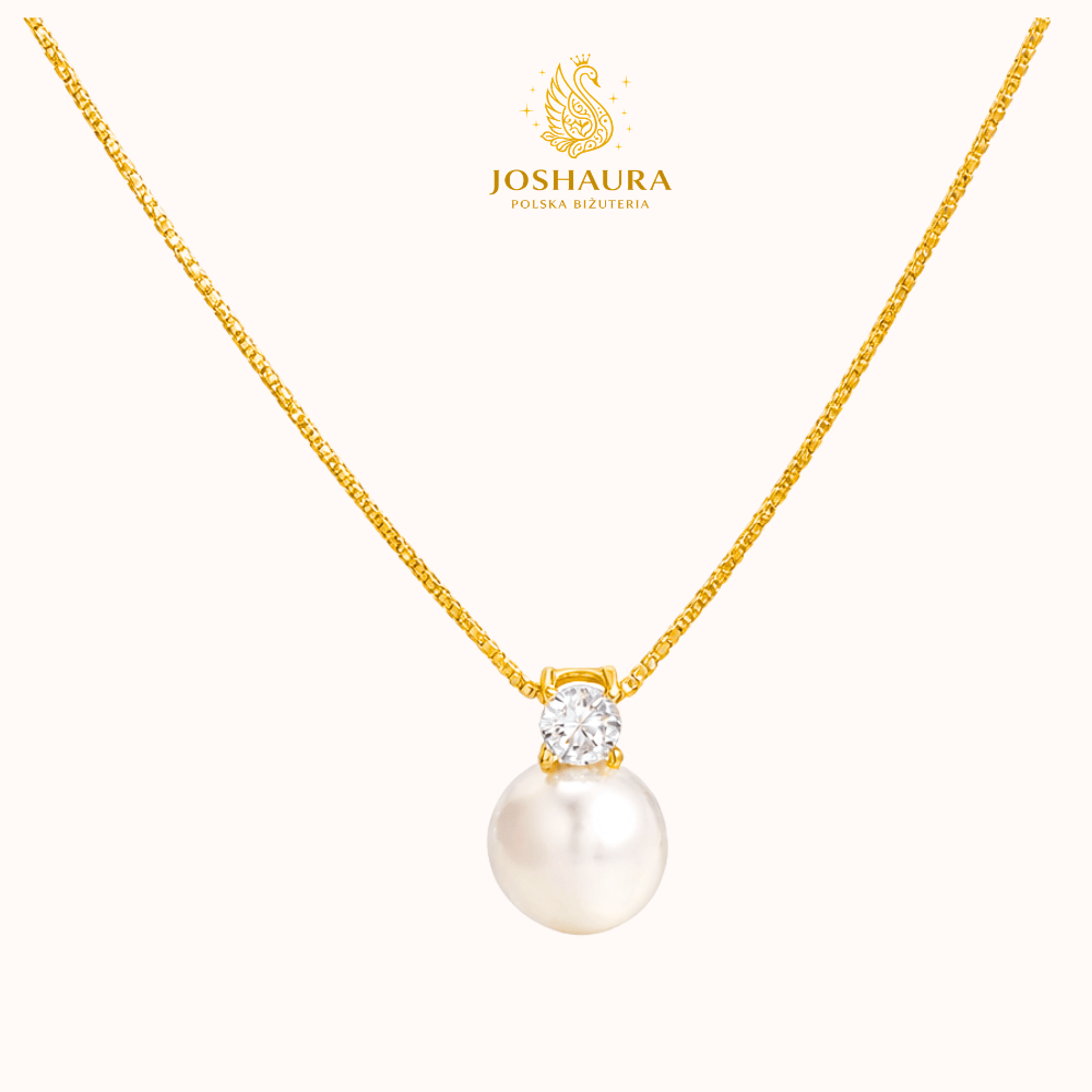 Naszyjnik z perłami Crownset Joshaura – elegancka biżuteria damska