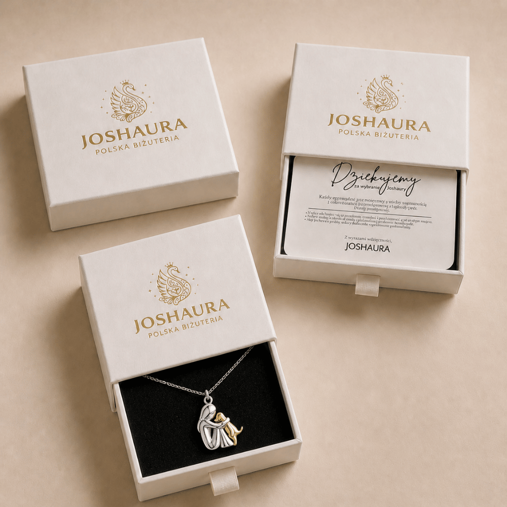 Naszyjnik Zawsze z Tobą marki Joshaura symbolizujący miłość, lojalność i więź z wiernym towarzyszem
